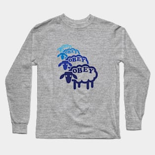 Obey Sheep Line Cool Long Sleeve T-Shirt